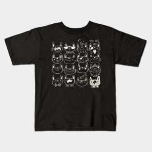 Whimsical cats Kids T-Shirt